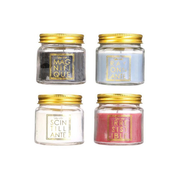 Jardin Deco 4 Piece Unscented Jar Candle Set Wayfair.co.uk
